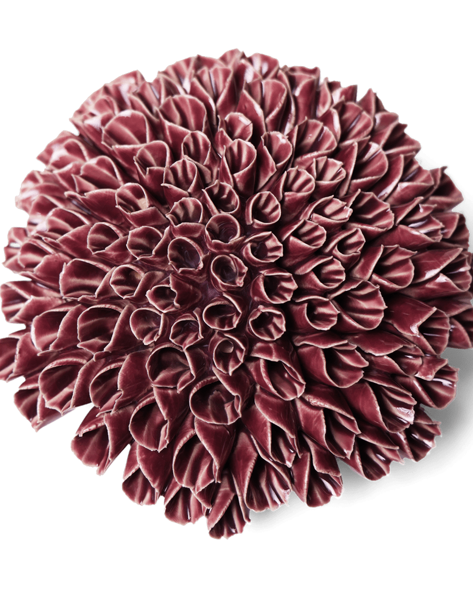 Ceramic Flower Anemone Purple Large - Chive UK Wholesale