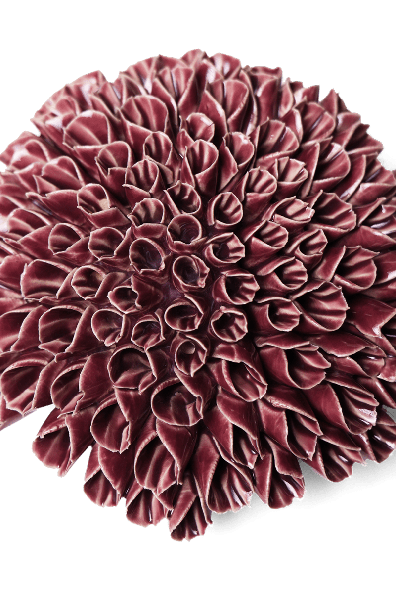 Ceramic Flower Anemone Purple Large - Chive UK Wholesale