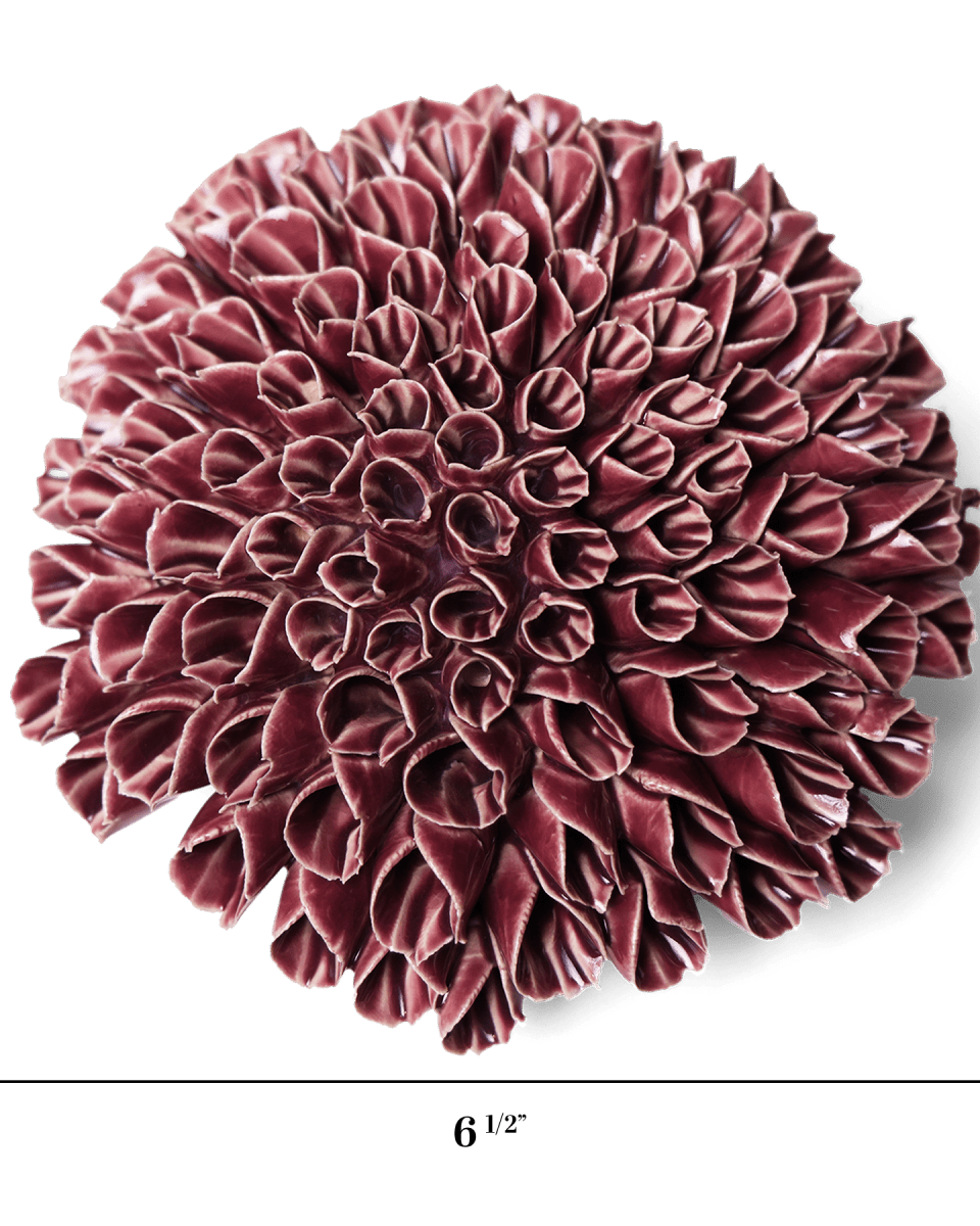 Ceramic Flower Anemone Purple Large - Chive UK Wholesale