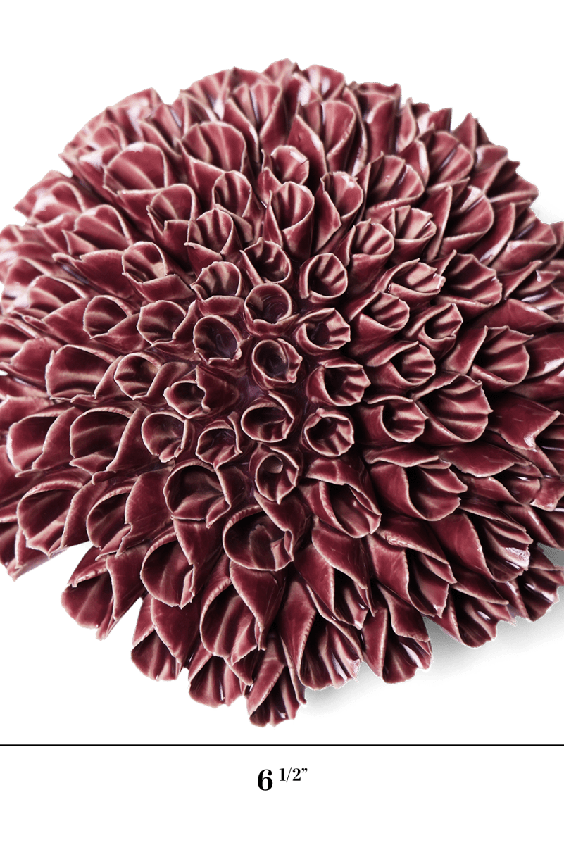 Ceramic Flower Anemone Purple Large - Chive UK Wholesale