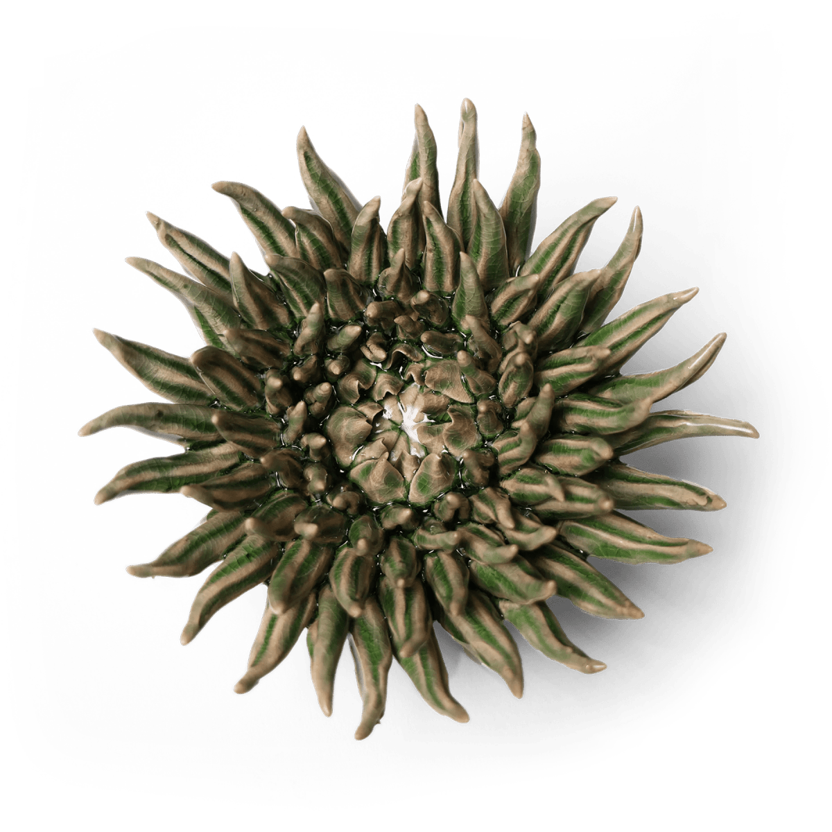 Ceramic Flower Mum Olive 5 - Chive UK Wholesale