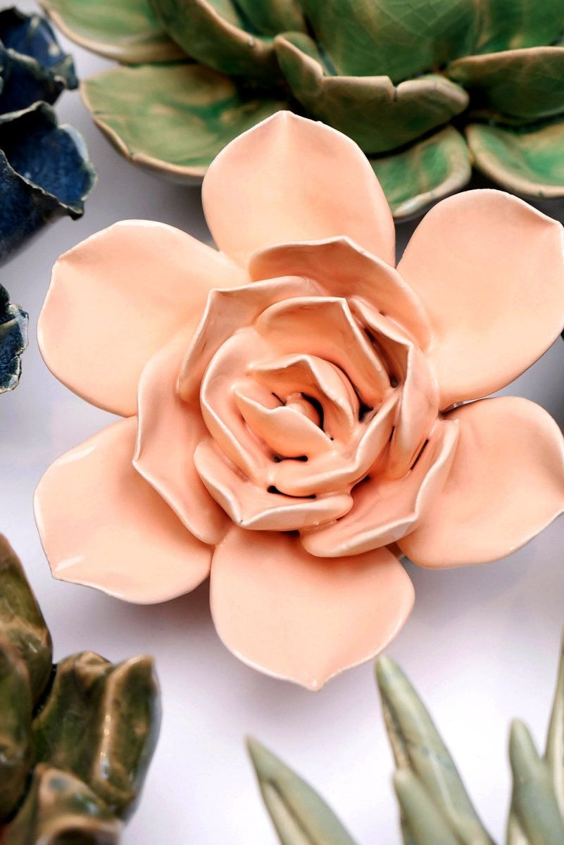 Ceramic Flower Flower Pink 6 - Chive UK Wholesale