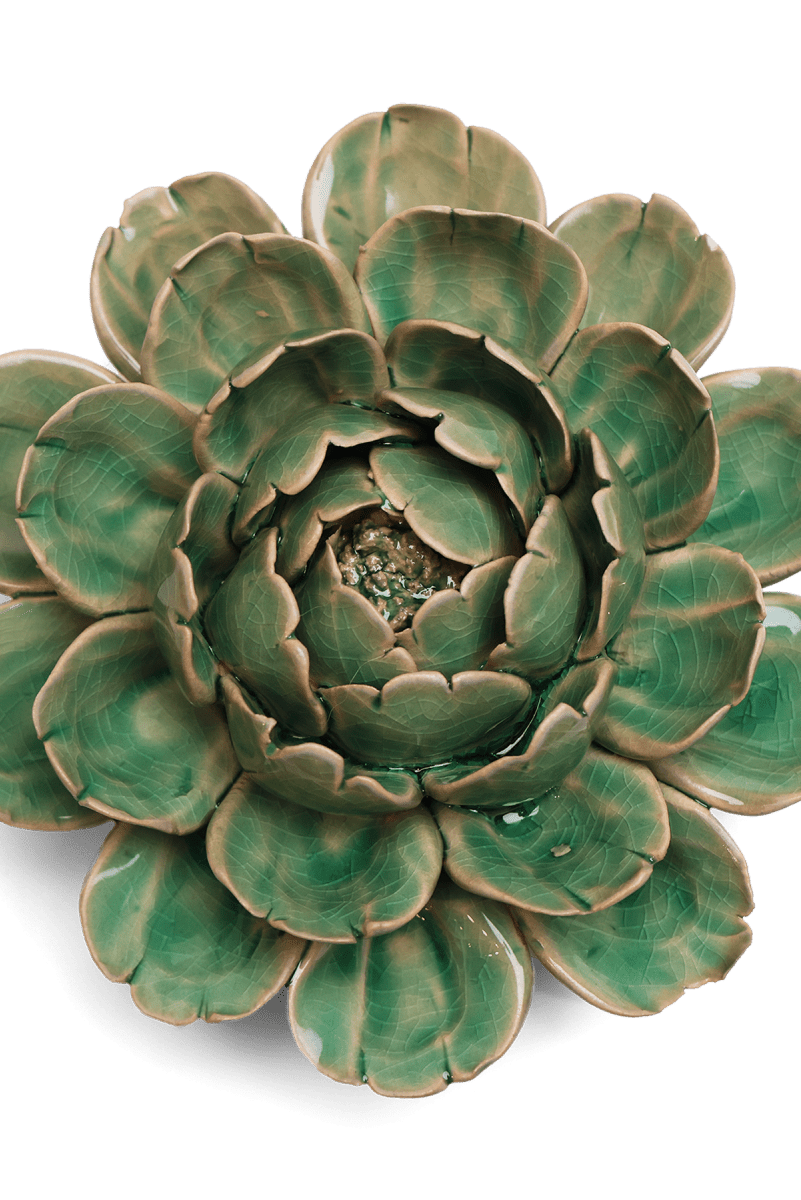 Ceramic Flower Mofo Mint 6 - Chive UK Wholesale
