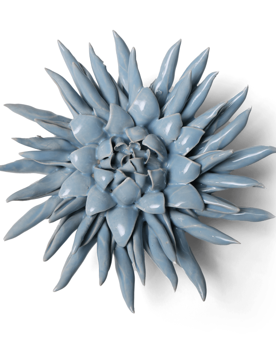 Ceramic Flower - Flower Blue 6 - Chive UK Wholesale