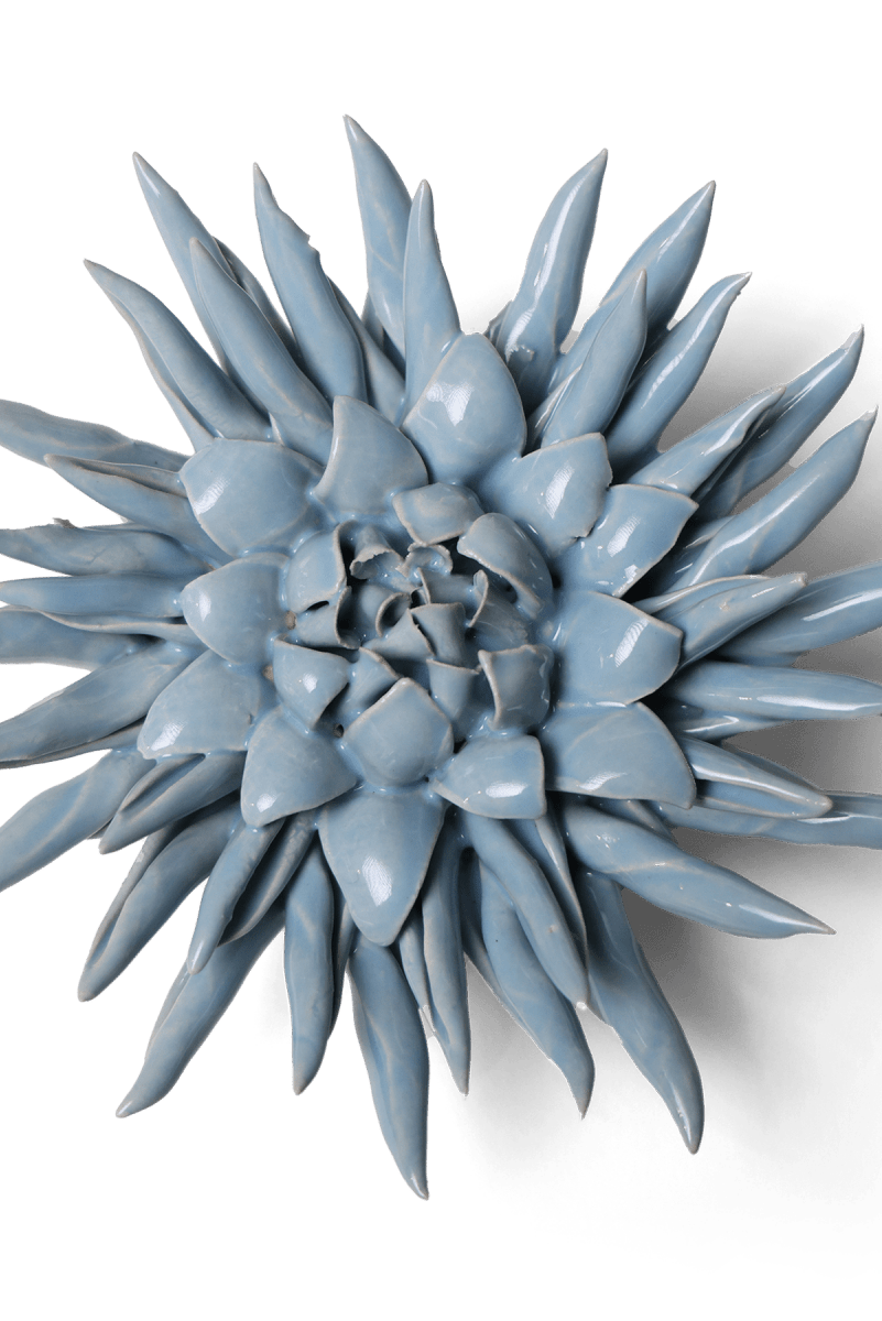 Ceramic Flower - Flower Blue 6 - Chive UK Wholesale