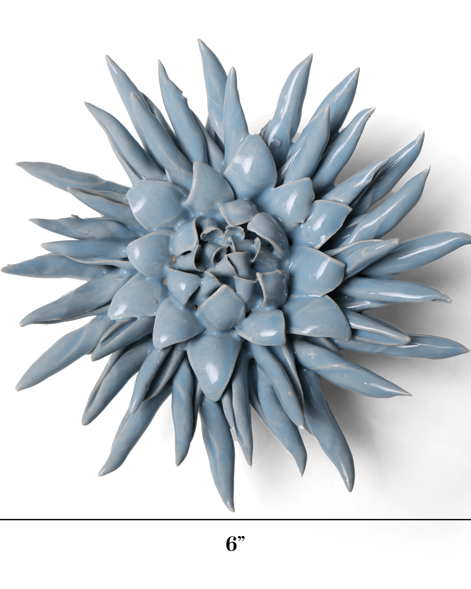 Ceramic Flower - Flower Blue 6 - Chive UK Wholesale