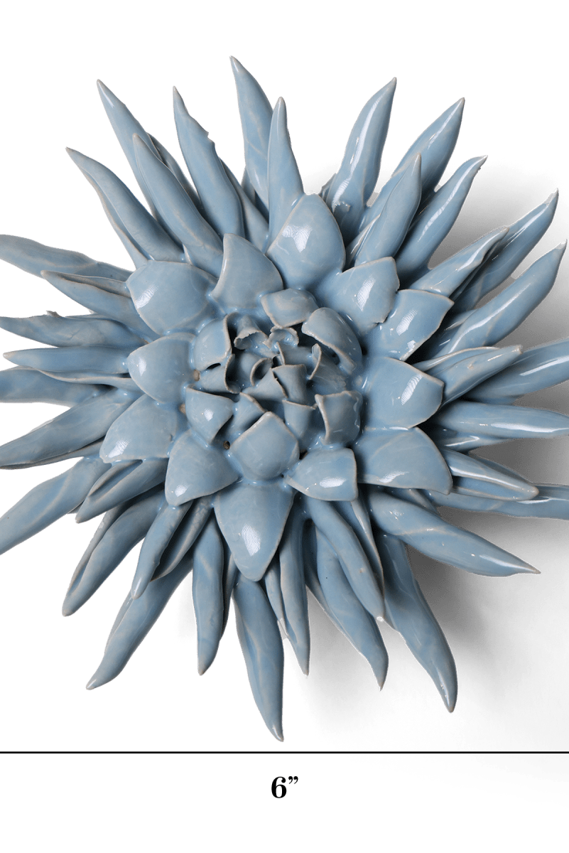 Ceramic Flower - Flower Blue 6 - Chive UK Wholesale