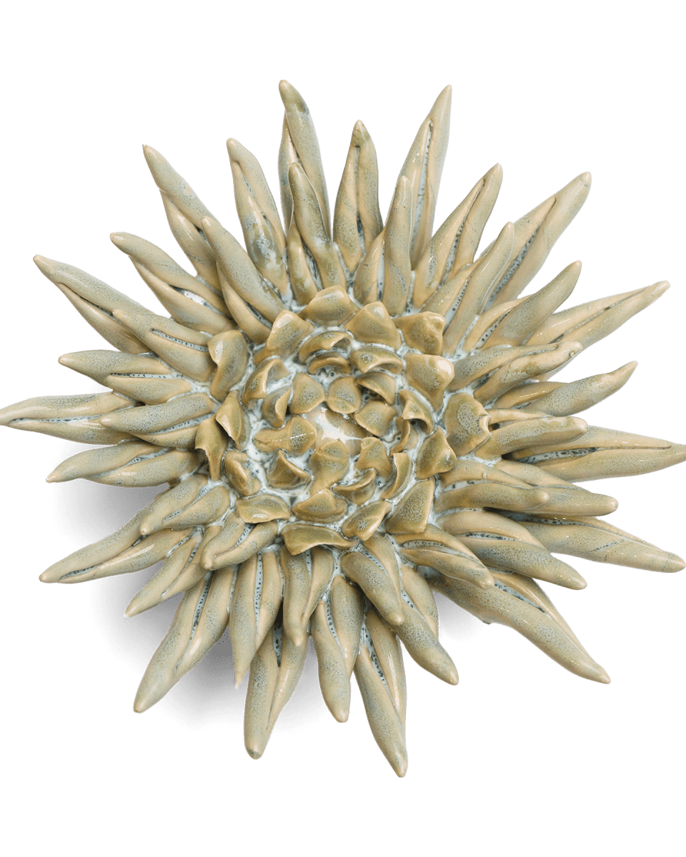 Ceramic Flower - Flower Green 6 - Chive UK Wholesale