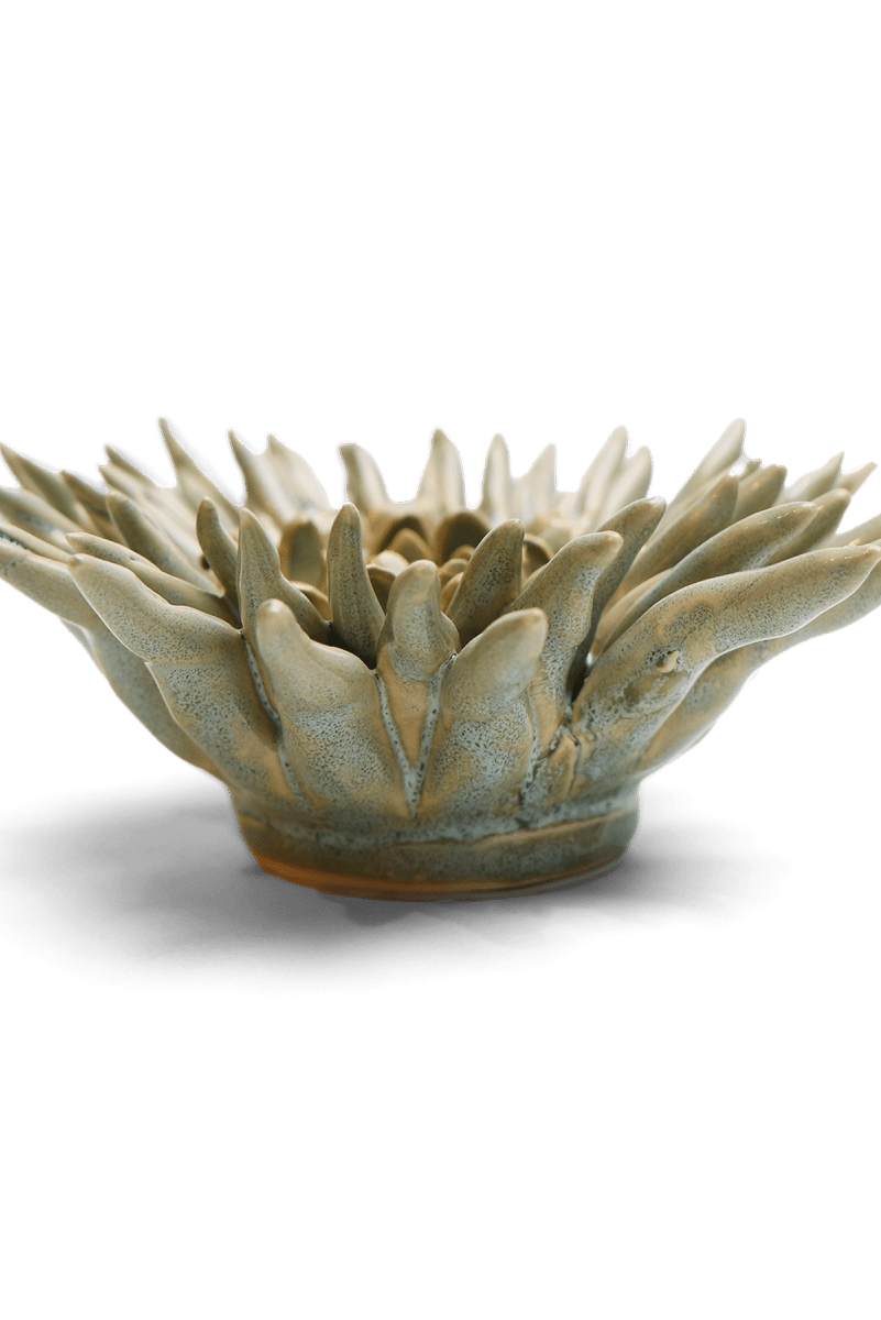 Ceramic Flower - Flower Green 6 - Chive UK Wholesale