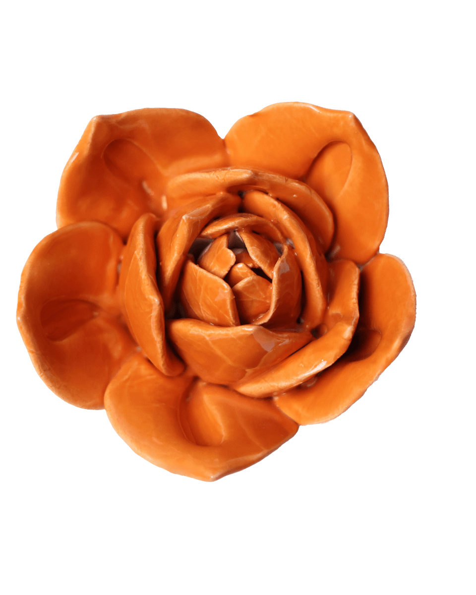 Ceramic Flower - Flower Orange 6 - Chive UK Wholesale