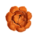 Ceramic Flower Peony Orange 7 - Chive UK Wholesale