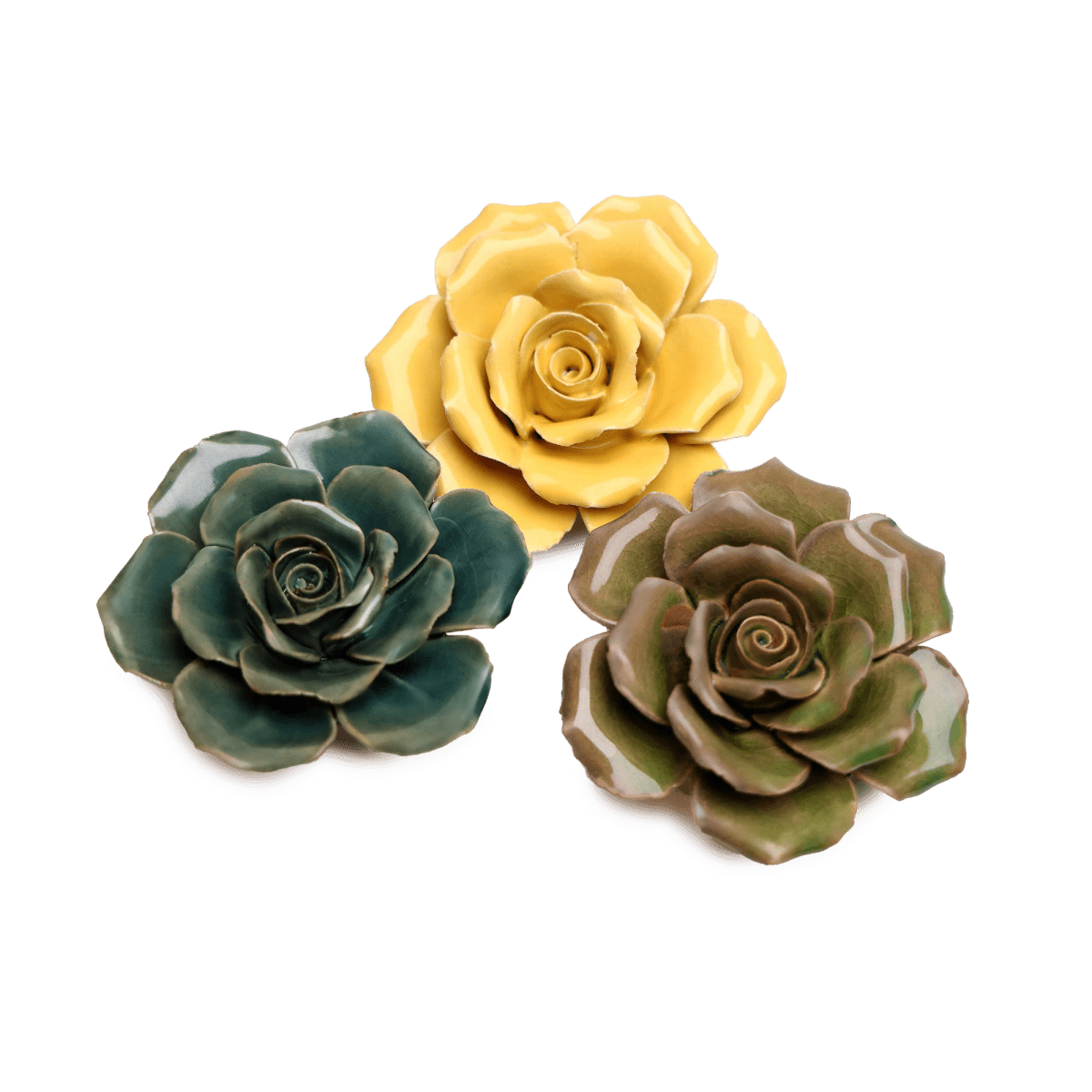 Ceramic Flower Collection 9 - 36pc Assortment - Chive UK Wholesale