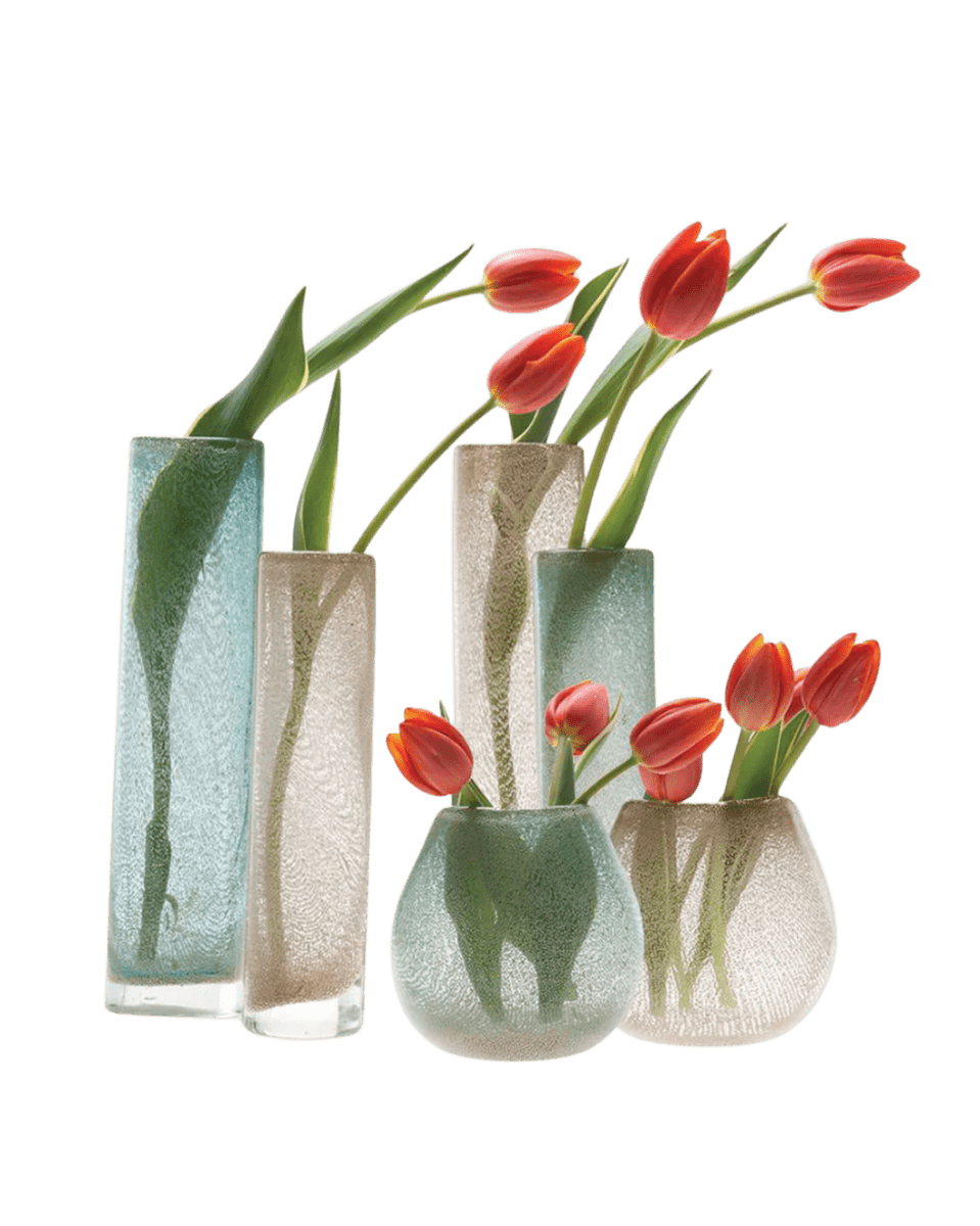 Chimney Glass Modern Flower Vase - Chive UK Wholesale