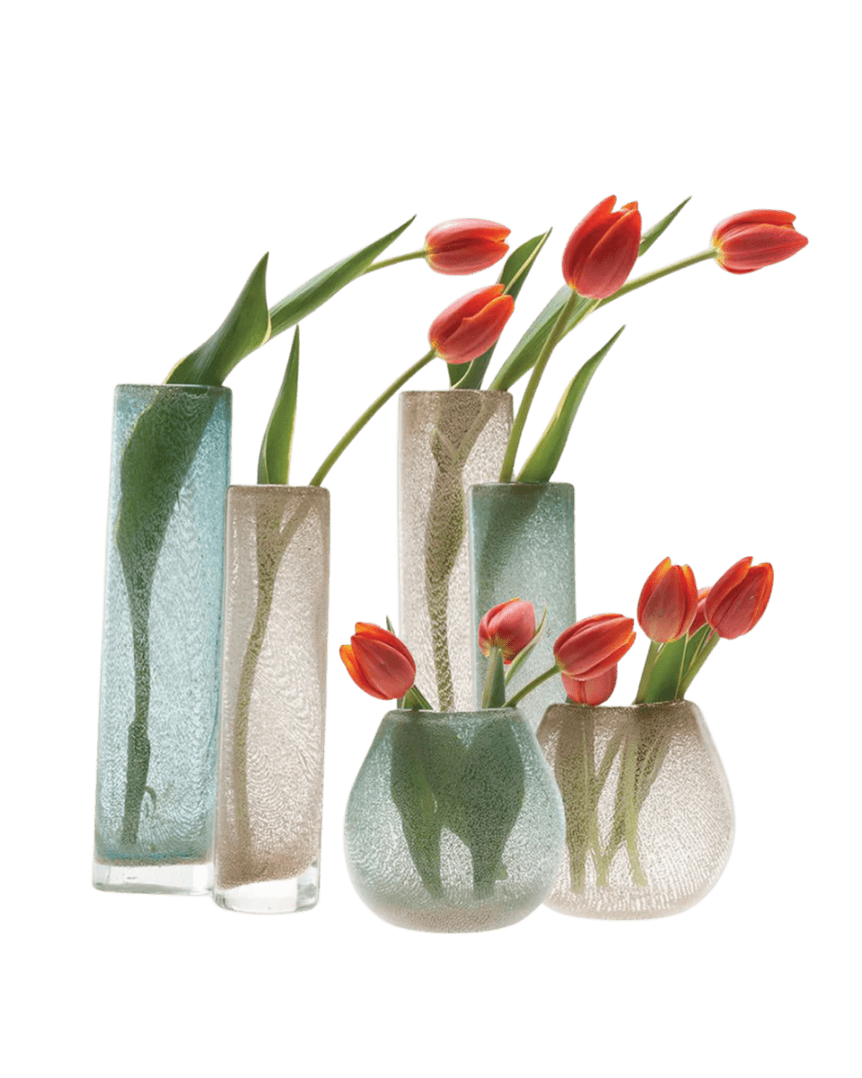 Chimney Glass Modern Flower Vase - Chive UK Wholesale