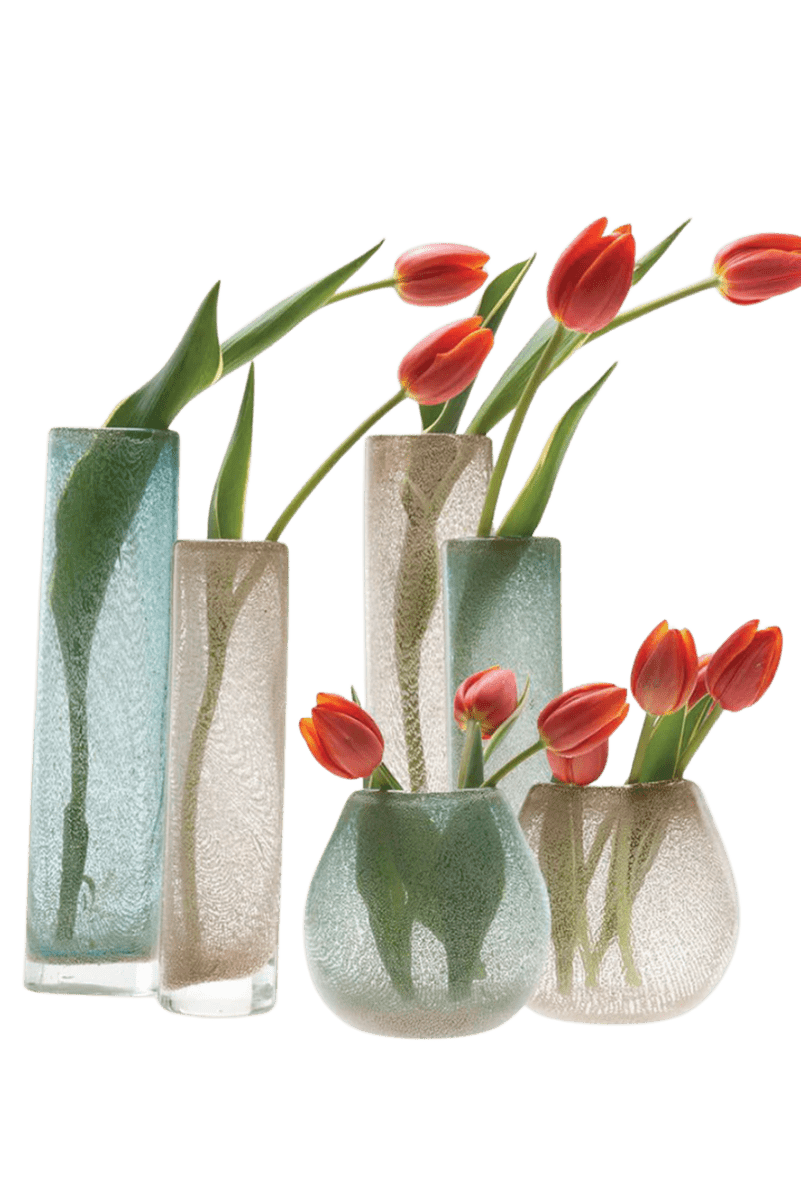 Chimney Glass Modern Flower Vase - Chive UK Wholesale