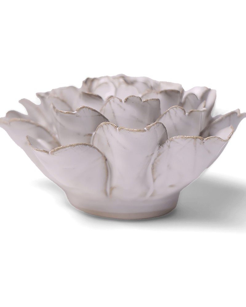 Coastal Ceramic Flower Ivory Zinnia - Chive UK Wholesale