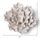 Coastal Ceramic Flower Ivory Sea Lettuce Medium - Chive UK Wholesale