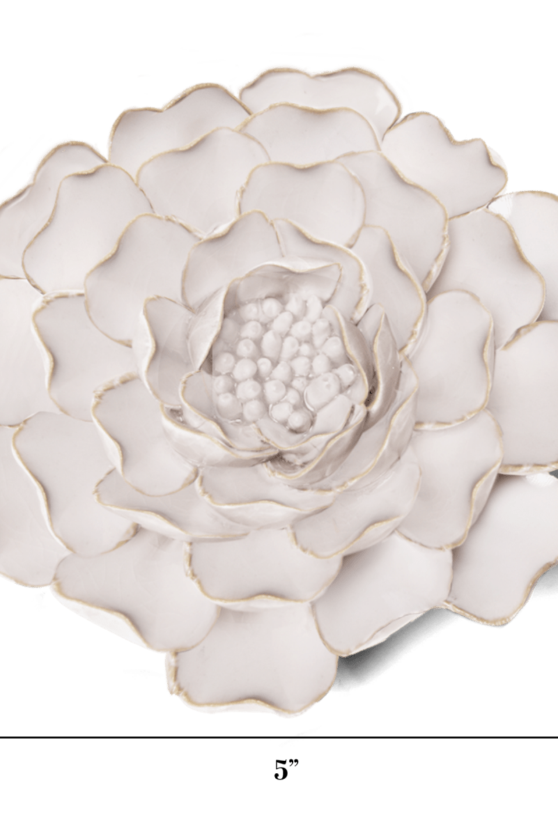 CO13 Ivory Charm Peony - Coastal - Chive UK Wholesale