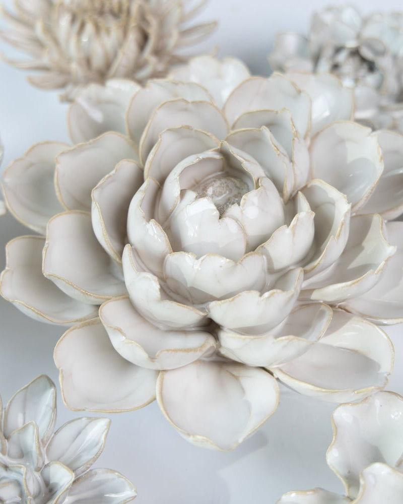 Ceramic Flower Coastal Curated Collection #1 - Chive UK Wholesale