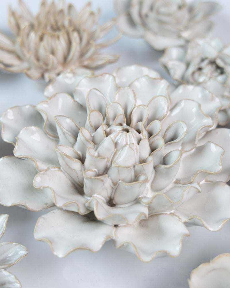 Ceramic Flower Coastal Curated Collection #2 - Chive UK Wholesale