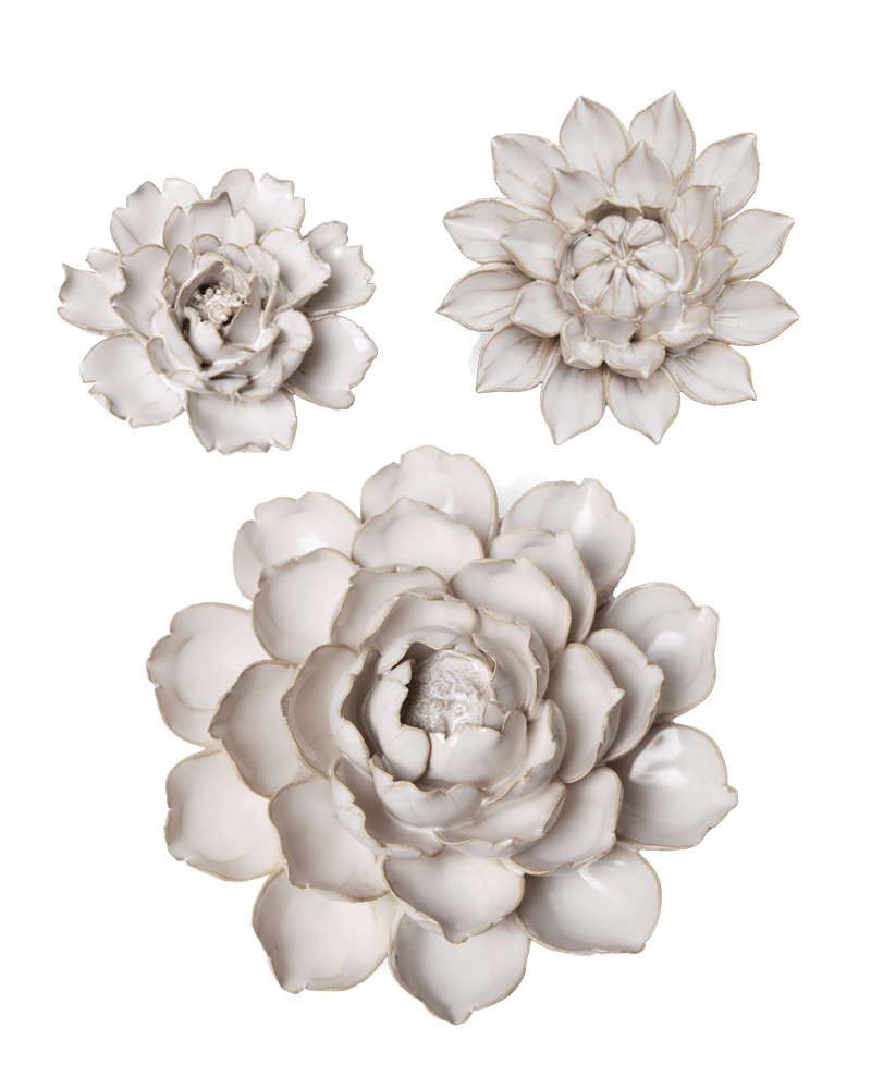 Ceramic Flower Coastal Curated Collection #6 - Chive UK Wholesale
