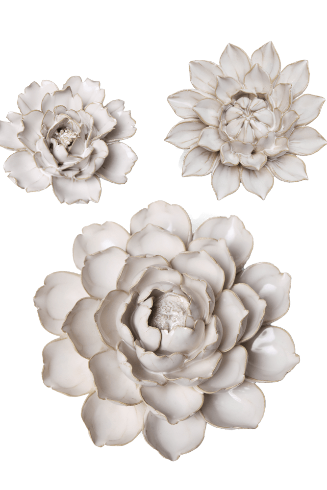 Ceramic Flower Coastal Curated Collection #6 - Chive UK Wholesale