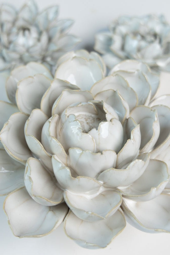 Ceramic Flower Coastal Curated Collection #6 - Chive UK Wholesale