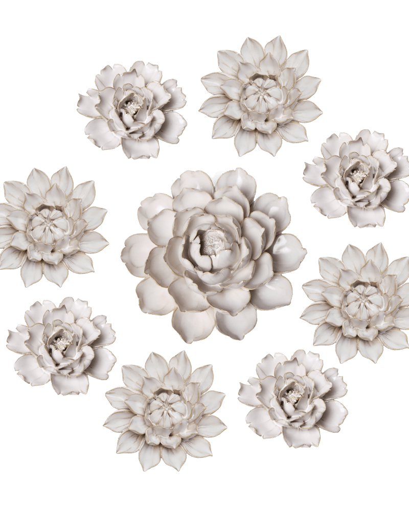 Ceramic Flower Coastal Curated Collection #7 - Chive UK Wholesale