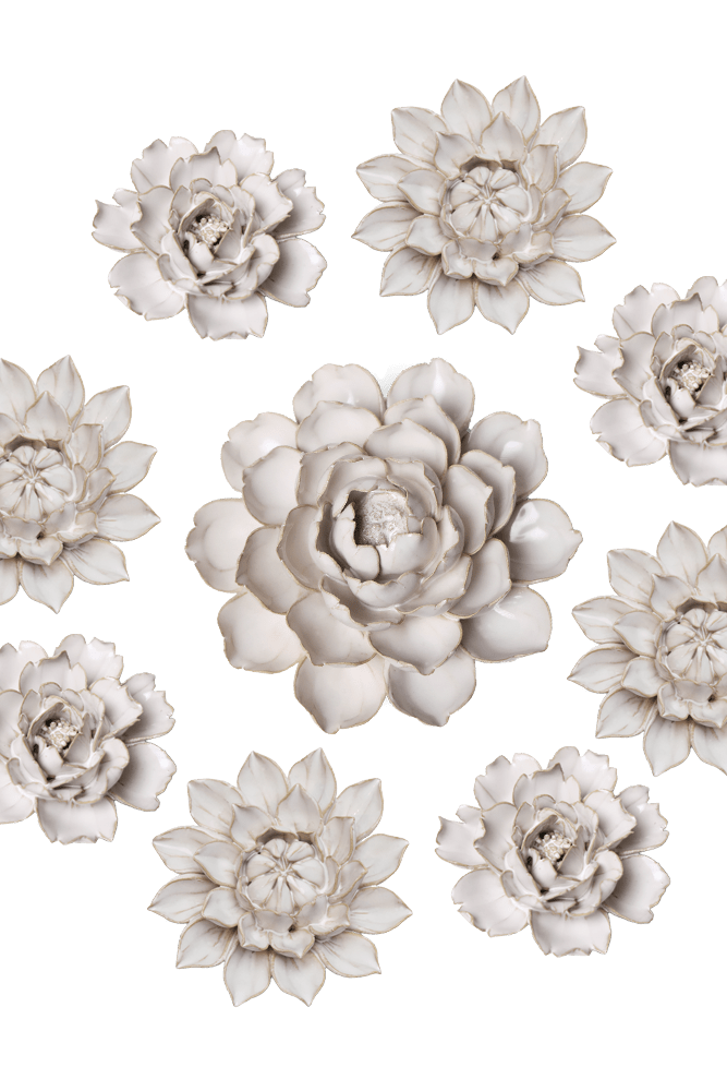 Ceramic Flower Coastal Curated Collection #7 - Chive UK Wholesale