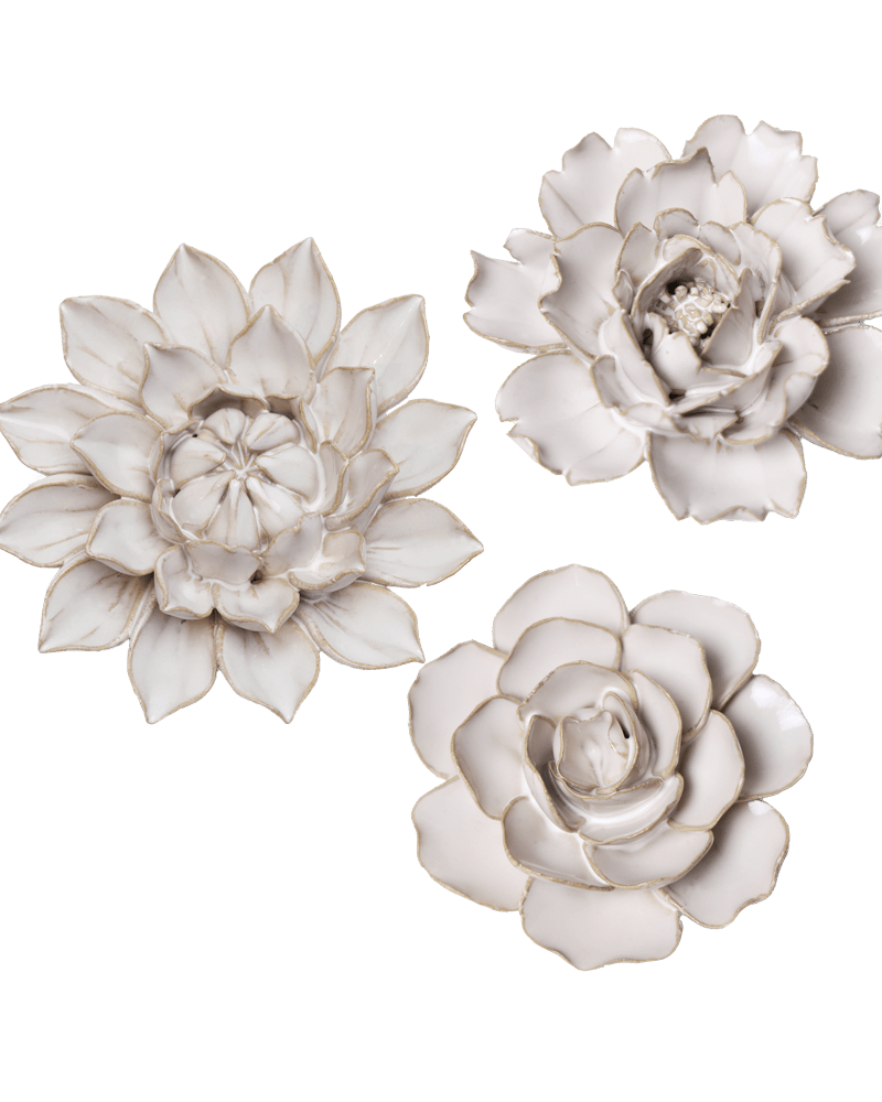 Ceramic Flower Coastal Curated Collection #9 - Chive UK Wholesale