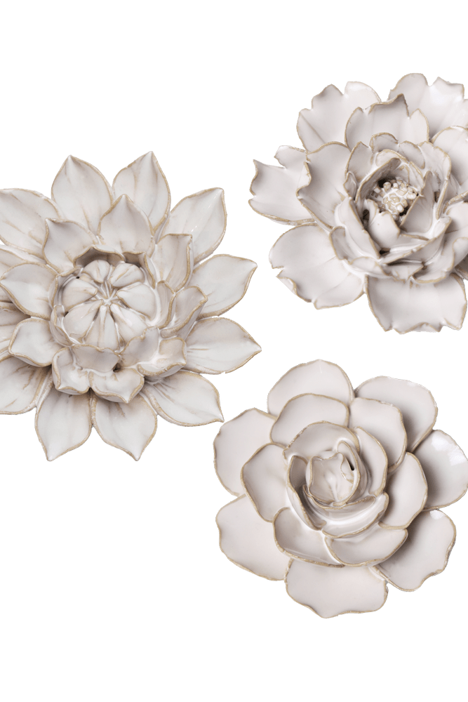 Ceramic Flower Coastal Curated Collection #9 - Chive UK Wholesale