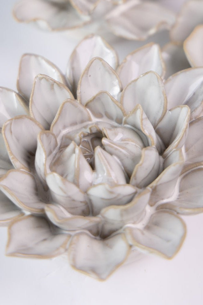 Ceramic Flower Coastal Curated Collection #9 - Chive UK Wholesale