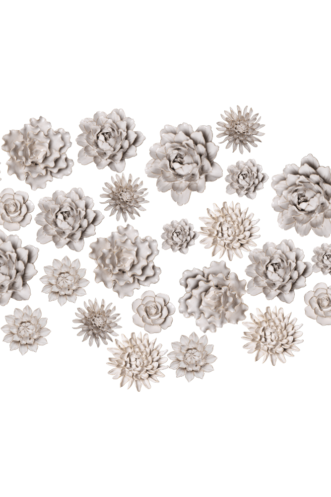 Ceramic Flower Coastal Curated Collection #10 - Chive UK Wholesale