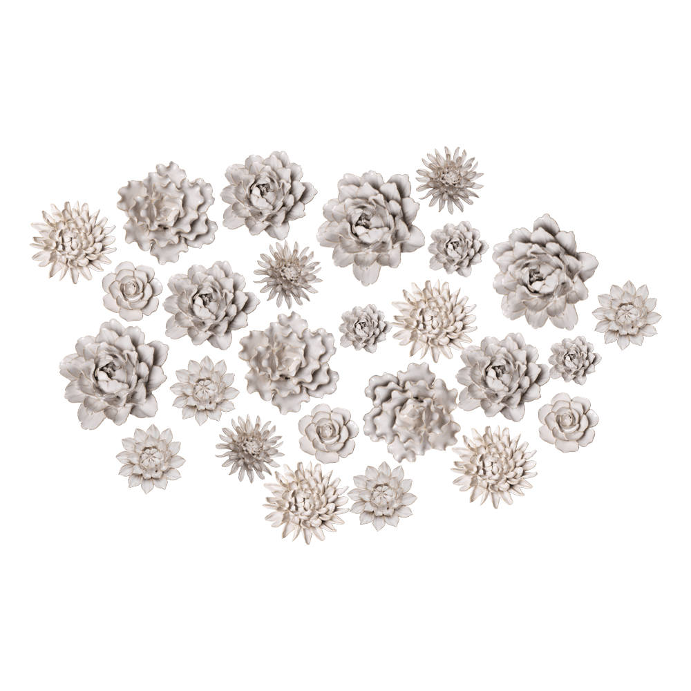 Ceramic Flower Coastal Curated Collection #10 - Chive UK Wholesale