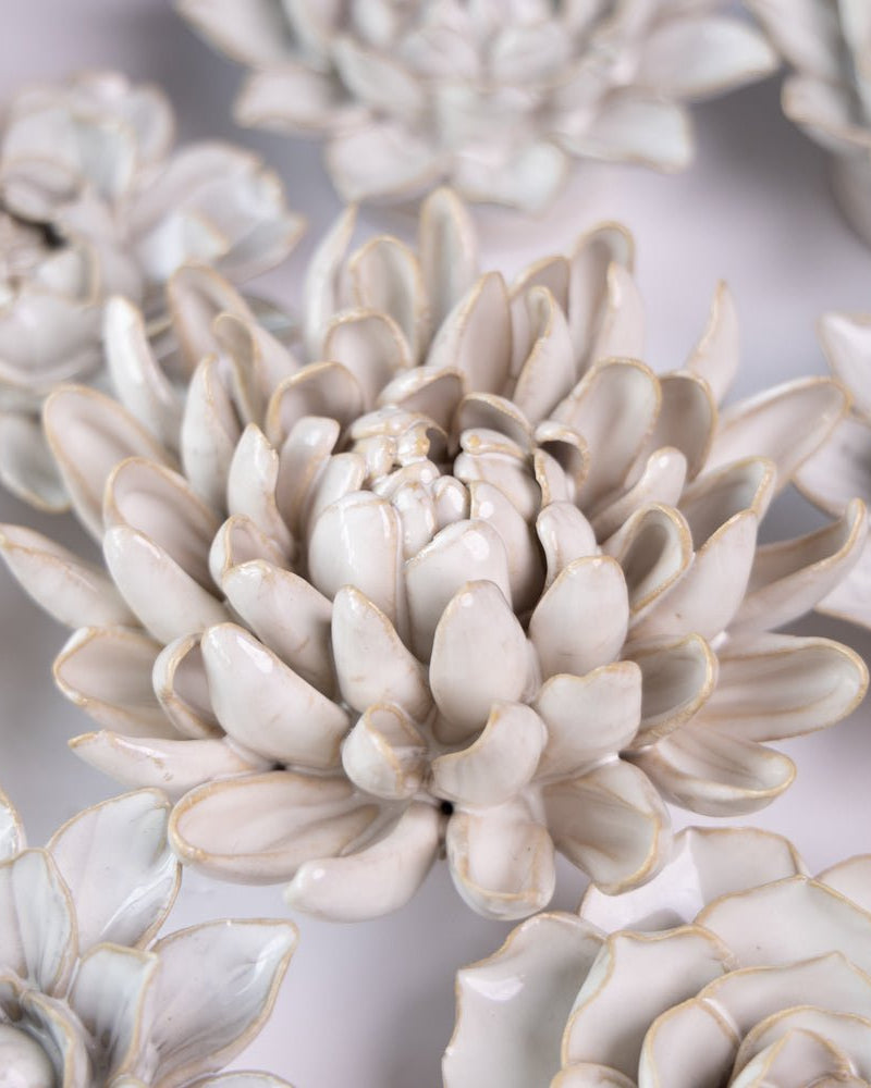 Ceramic Flower Coastal Curated Collection #10 - Chive UK Wholesale