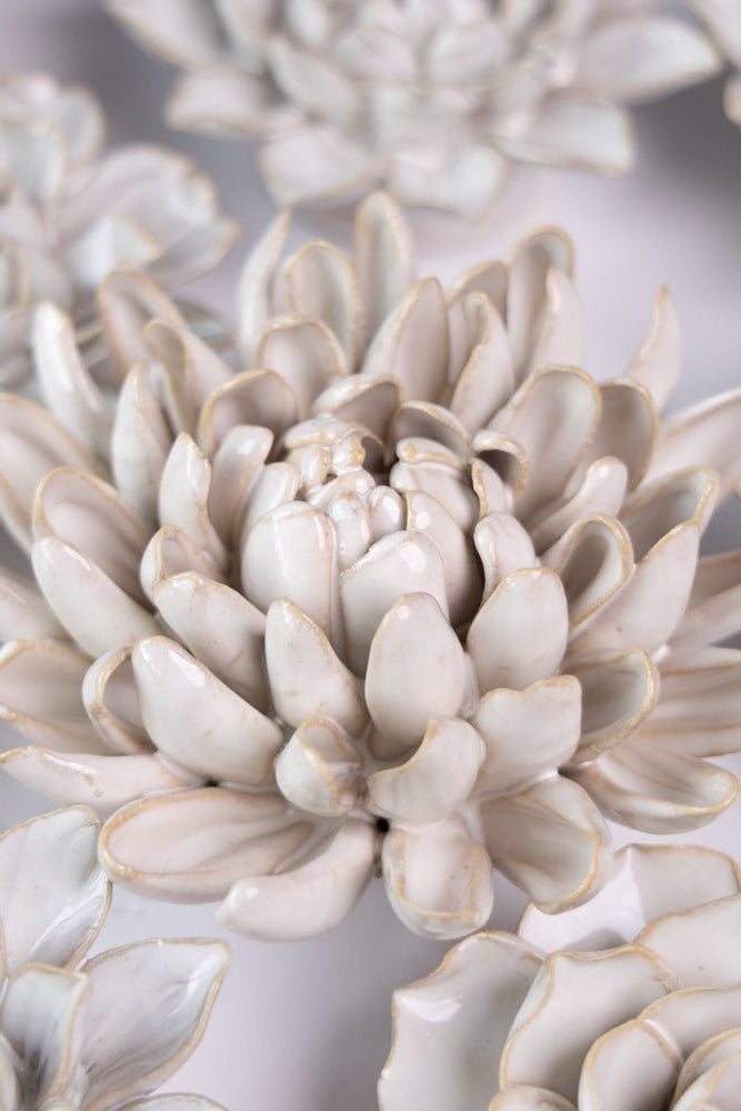 Ceramic Flower Coastal Curated Collection #10 - Chive UK Wholesale