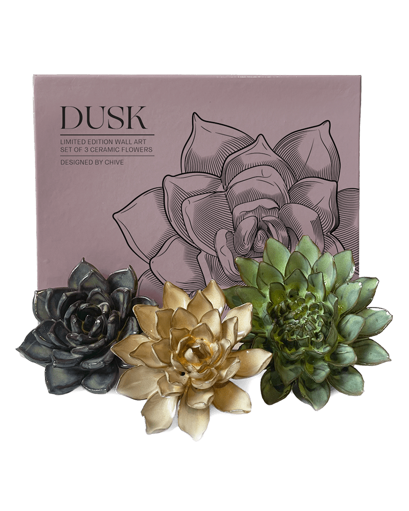Ceramic Flower Dusk Box Set - Chive UK Wholesale