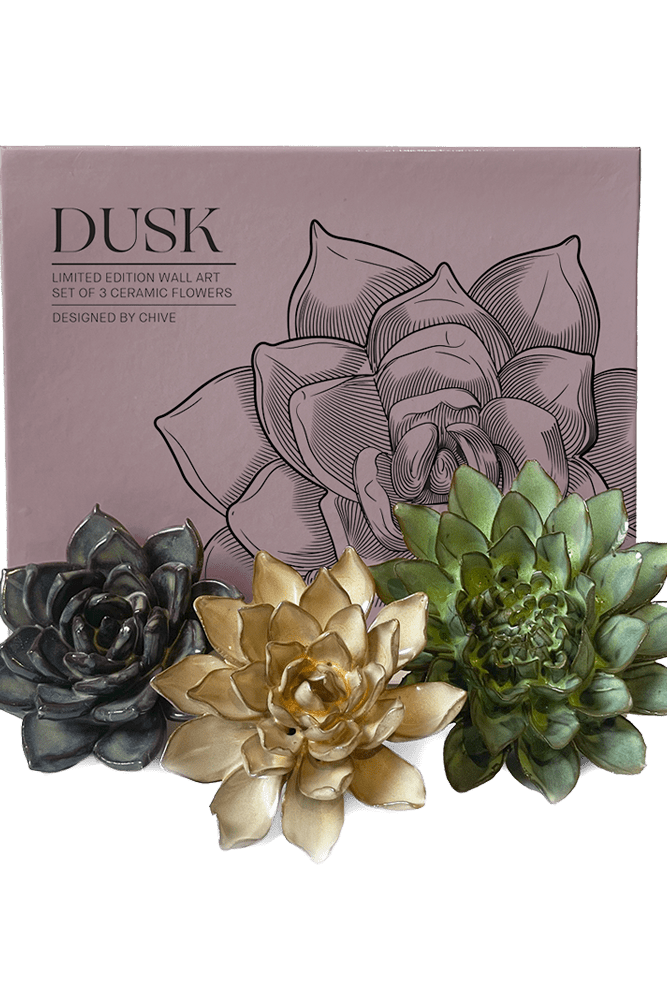 Ceramic Flower Dusk Box Set - Chive UK Wholesale