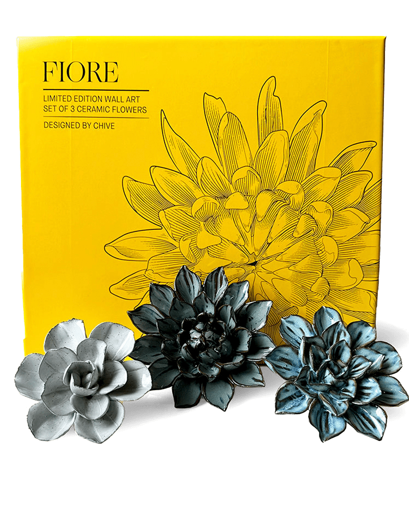 Ceramic Flower Fiore Box Set - Chive UK Wholesale