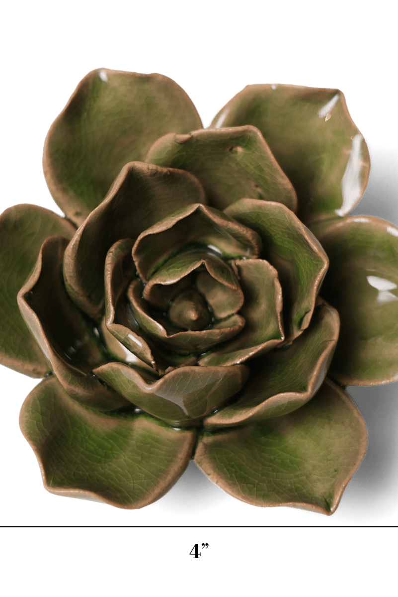 Ceramic Flower Fleur Box Set - Chive UK Wholesale