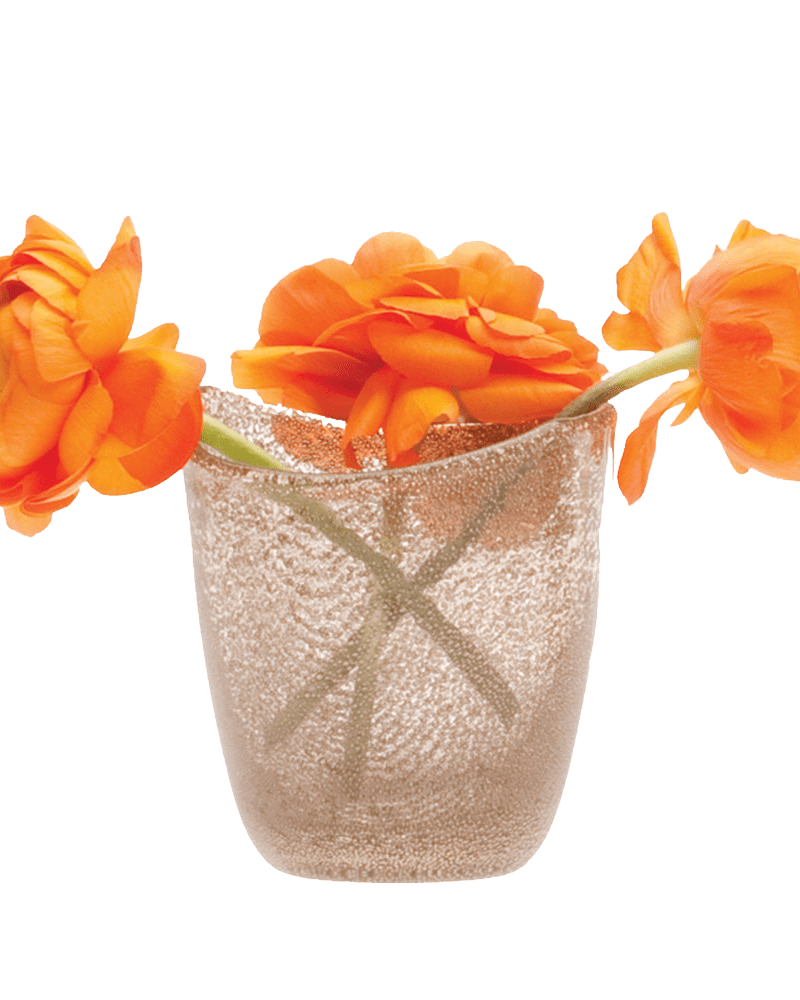 Copper Glass Modern Flower Vase - Chive UK Wholesale