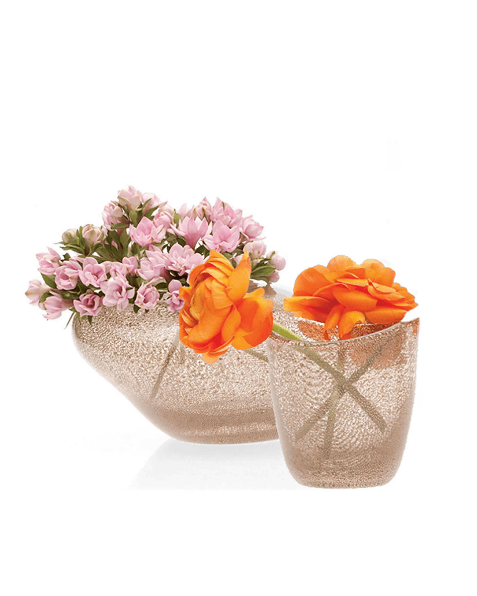 Copper Glass Modern Flower Vase - Chive UK Wholesale