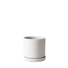 Dojo Porcelain Modern Indoor Plant Pot With Saucer - Chive UK Wholesale