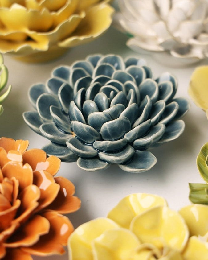 EG29 Pewter Blue Zinderella Zinnia - Chive UK Wholesale