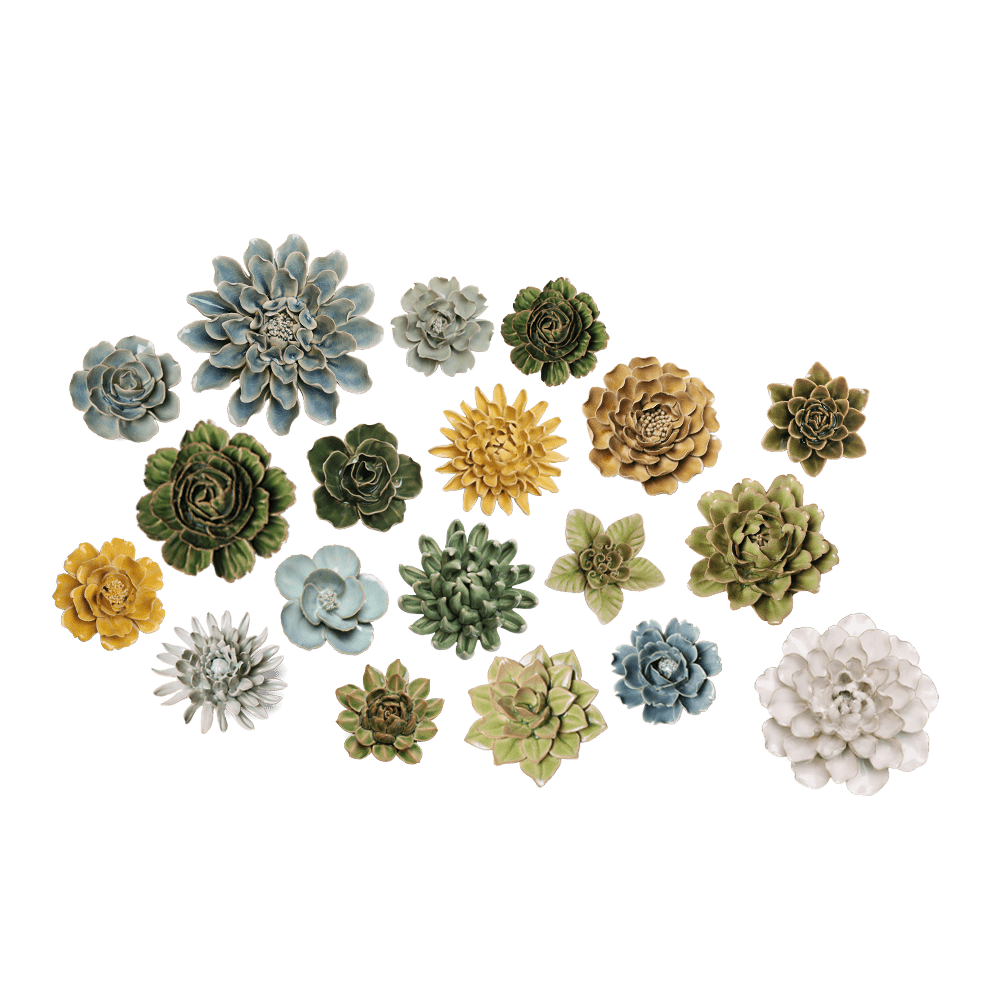 Ceramic Flower Collection 13 Caramel Flower - Chive UK Wholesale