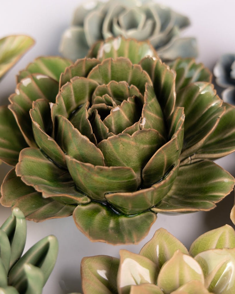 Ceramic Flower Collection 13 Caramel Flower - Chive UK Wholesale