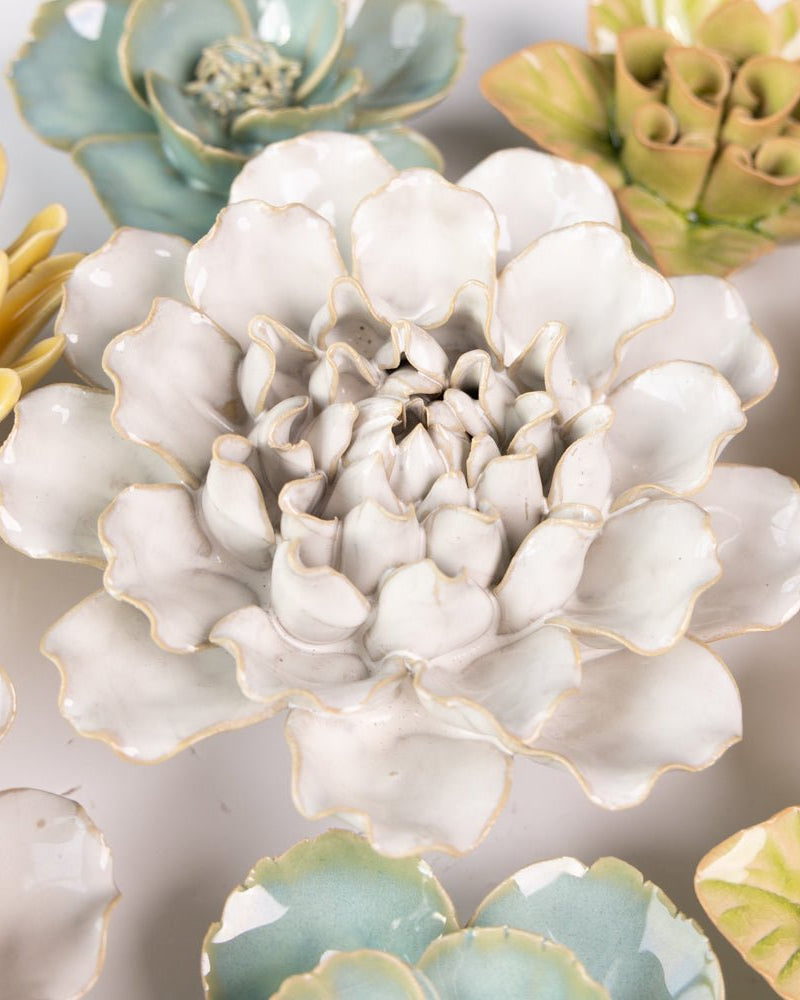 Ceramic Flower English Garden Curated Collection #3 - Chive UK Wholesale