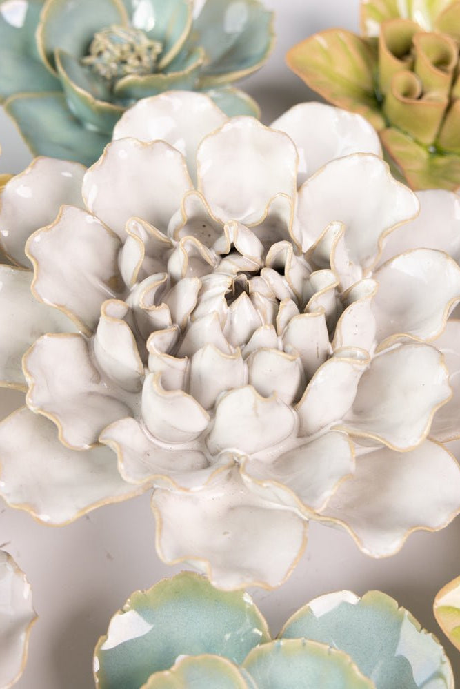 Ceramic Flower English Garden Curated Collection #3 - Chive UK Wholesale