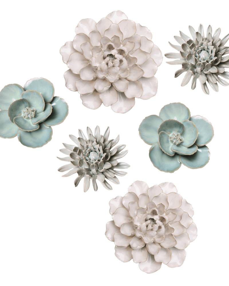 Ceramic Flower English Garden Curated Collection #4 - Chive UK Wholesale