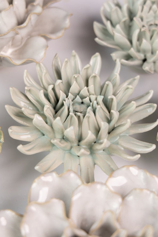 Ceramic Flower English Garden Curated Collection #4 - Chive UK Wholesale